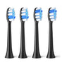 Bitvae Toothbrush Heads (GCS2), pentru Bitvae BVS2, x4, Negru