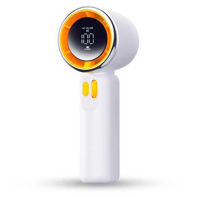 Techsuit Premium portabil Mini Fan (Z11), cu LED afisaj digital, USB-C reincarcabil, 100 Wind Speeds, Alb