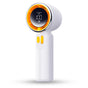 Techsuit Premium portabil Mini Fan (Z11), cu LED afisaj digital, USB-C reincarcabil, 100 Wind Speeds, Alb
