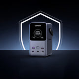 Baterie externa UGREEN PB770 (25286), Incarcare rapida, Afisaj digital, 48000mAh, 2x USB, 3x Type-C, 300W, QC, PD, 5V/3A, gri
