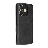 Husa pentru OPPO A5 Pro 5G, Techsuit Safe Wallet Plus, negru