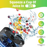 Techsuit Premium Mini portabil Blender nutriXGo (BP1), cu Type-C Cable, reincarcabil, 700ml, 20000rpm, 6000mAh, Negru