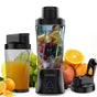 Techsuit Premium Mini portabil Blender nutriXGo (BP1), cu Type-C Cable, reincarcabil, 700ml, 20000rpm, 6000mAh, Negru