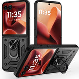 Husa pentru Motorola Razr 60 Ultra, Techsuit CamShield Series, negru