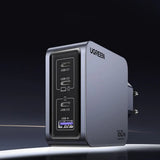 Incarcator retea UGREEN Nexode Pro X763 (25877), cu Type-C Cable, GaN, Incarcare rapida, USB, 3x Type-C, 160W, 3A, 1.5m, gri