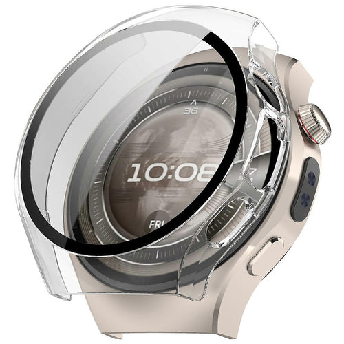 Husa smartwatch pentru Huawei Watch 5 42mm, Techsuit, transparenta
