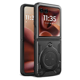 Husa pentru Motorola Razr 60 Ultra, Techsuit CamGuard Pro, negru