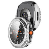 Husa smartwatch pentru Samsung Galaxy Watch8 Classic, Techsuit, gri