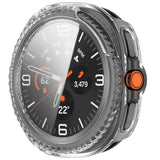 Husa smartwatch pentru Samsung Galaxy Watch8 Classic, Techsuit, transparenta