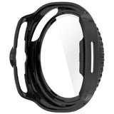 Husa smartwatch pentru Samsung Galaxy Watch8 Classic, Techsuit, verde inchis