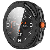 Husa smartwatch pentru Samsung Galaxy Watch8 Classic, Techsuit, verde inchis