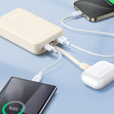 Baterie externa UGREEN PB505 (45762), Integrat Type-C Cable, Incarcare rapida, 20000mAh, USB, USB-C, 22.5W, 5V/3A, gri