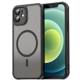 Husa pentru iPhone 12, Techsuit HaloFrost II MagSafe, mov