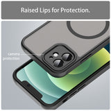 Husa pentru iPhone 12, Techsuit HaloFrost II MagSafe, mov