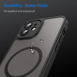 Husa pentru iPhone 12, Techsuit HaloFrost II MagSafe, mov