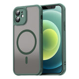 Husa pentru iPhone 12, Techsuit HaloFrost II MagSafe, mov