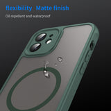 Husa pentru iPhone 12, Techsuit HaloFrost II MagSafe, mov