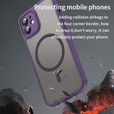 Husa pentru iPhone 12, Techsuit HaloFrost II MagSafe, mov
