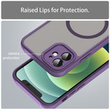 Husa pentru iPhone 12, Techsuit HaloFrost II MagSafe, mov