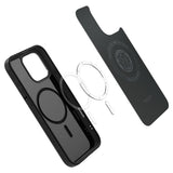 Husa pentru iPhone 16 Pro, Spigen Liquid Air T MagSafe (ACS09116), negru