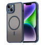 Husa pentru iPhone 13, Techsuit HaloFrost II MagSafe, bleumarin