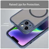 Husa pentru iPhone 13, Techsuit HaloFrost II MagSafe, bleumarin