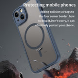Husa pentru iPhone 13, Techsuit HaloFrost II MagSafe, bleumarin
