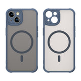 Husa pentru iPhone 13, Techsuit HaloFrost II MagSafe, bleumarin