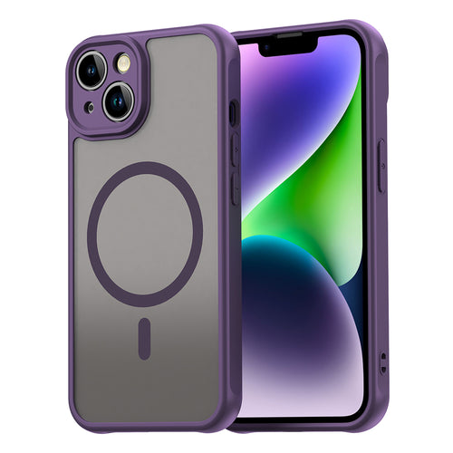 Husa pentru iPhone 13, Techsuit HaloFrost II MagSafe, mov