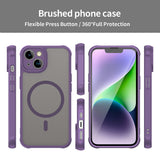 Husa pentru iPhone 13, Techsuit HaloFrost II MagSafe, mov