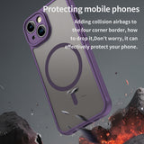 Husa pentru iPhone 13, Techsuit HaloFrost II MagSafe, mov