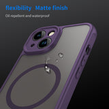 Husa pentru iPhone 13, Techsuit HaloFrost II MagSafe, mov
