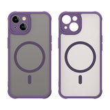 Husa pentru iPhone 13, Techsuit HaloFrost II MagSafe, mov