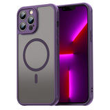 Husa pentru iPhone 13 Pro, Techsuit HaloFrost II MagSafe, mov