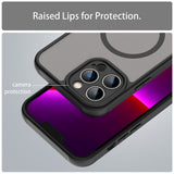 Husa pentru iPhone 13 Pro Max, Techsuit HaloFrost II MagSafe, mov