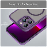 Husa pentru iPhone 13 Pro Max, Techsuit HaloFrost II MagSafe, mov