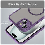 Husa pentru iPhone 14, Techsuit HaloFrost II MagSafe, mov
