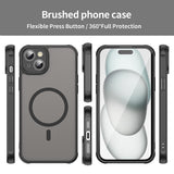 Husa pentru iPhone 14 Plus, Techsuit HaloFrost II MagSafe, mov