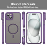 Husa pentru iPhone 14 Plus, Techsuit HaloFrost II MagSafe, mov