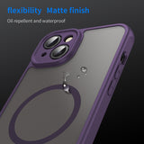 Husa pentru iPhone 14 Plus, Techsuit HaloFrost II MagSafe, mov