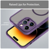 Husa pentru iPhone 14 Pro, Techsuit HaloFrost II MagSafe, mov