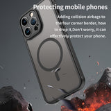 Husa pentru iPhone 14 Pro Max, Techsuit HaloFrost II MagSafe, mov