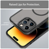 Husa pentru iPhone 14 Pro Max, Techsuit HaloFrost II MagSafe, mov