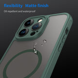 Husa pentru iPhone 14 Pro Max, Techsuit HaloFrost II MagSafe, mov