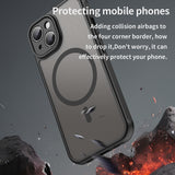 Husa pentru iPhone 15, Techsuit HaloFrost II MagSafe, mov