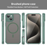 Husa pentru iPhone 15, Techsuit HaloFrost II MagSafe, mov