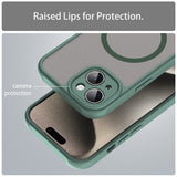 Husa pentru iPhone 15, Techsuit HaloFrost II MagSafe, mov