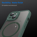 Husa pentru iPhone 15 Plus, Techsuit HaloFrost II MagSafe, mov