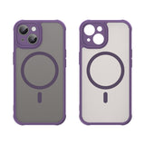 Husa pentru iPhone 15 Plus, Techsuit HaloFrost II MagSafe, mov