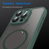 Husa pentru iPhone 15 Pro, Techsuit HaloFrost II MagSafe, mov